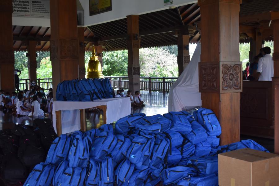 Distribution of School Books and Materials in Somawathiya, Polonnaruwa - 2022